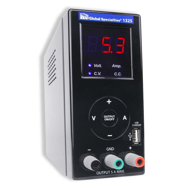1325: 80 W DC Power Supply: 0-16V, 0-5A