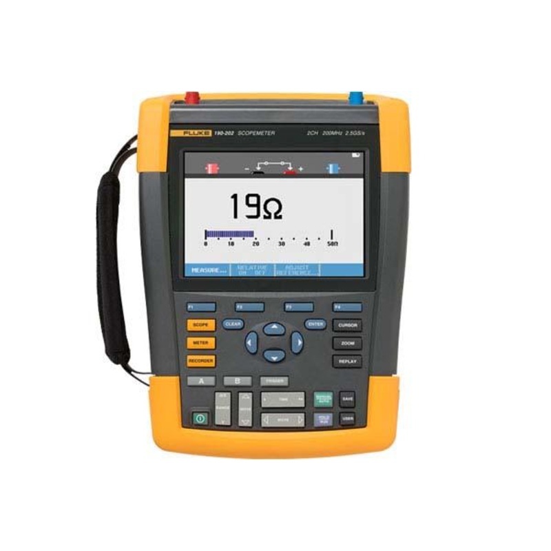 Fluke 190-202 ScopeMeter 200MHz  with SCC-290 kit