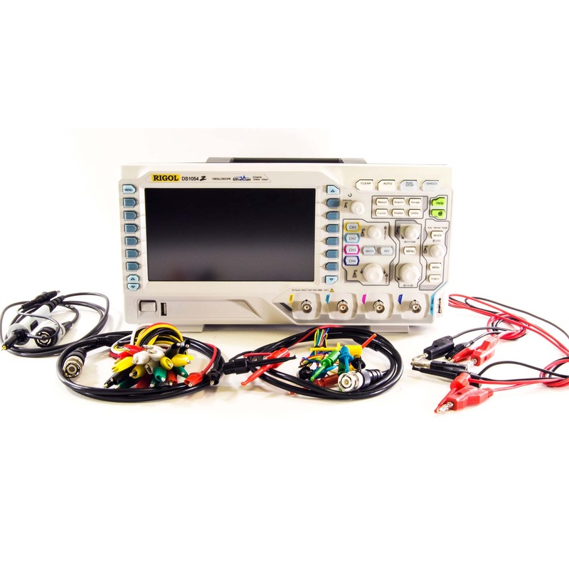 Rigol DS1054Z Digital Oscilloscope (50Mhz, 4 Channel, 1GS/S Sampling Rate) with Test Lead Kit