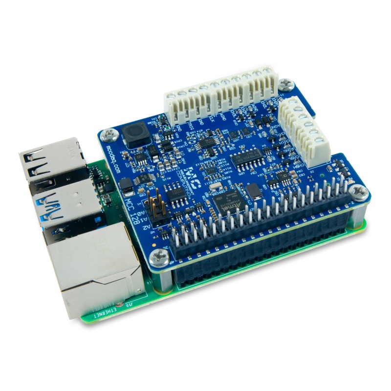 MCC 118: Voltage Measurement DAQ HAT for Raspberry Pi