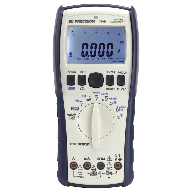 True RMS Handheld Digital Multimeter with Bluetooth, Model 390B