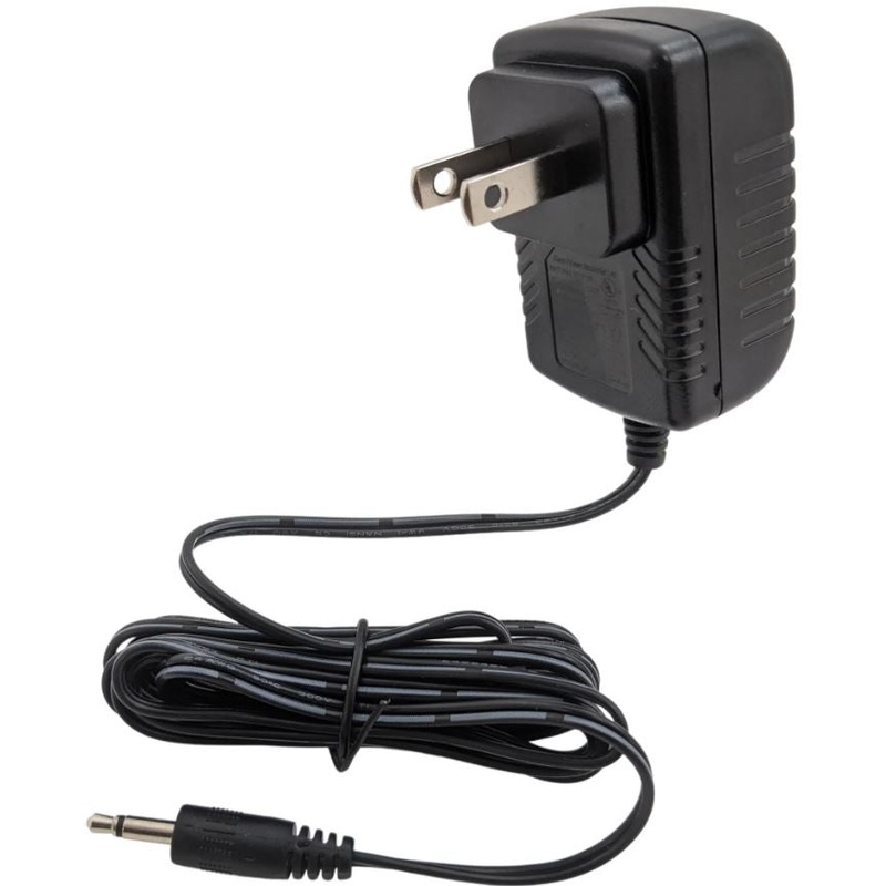 Wall Power Adapter 9V 400mA with 1/8" Mono Male Plug, Center Positive