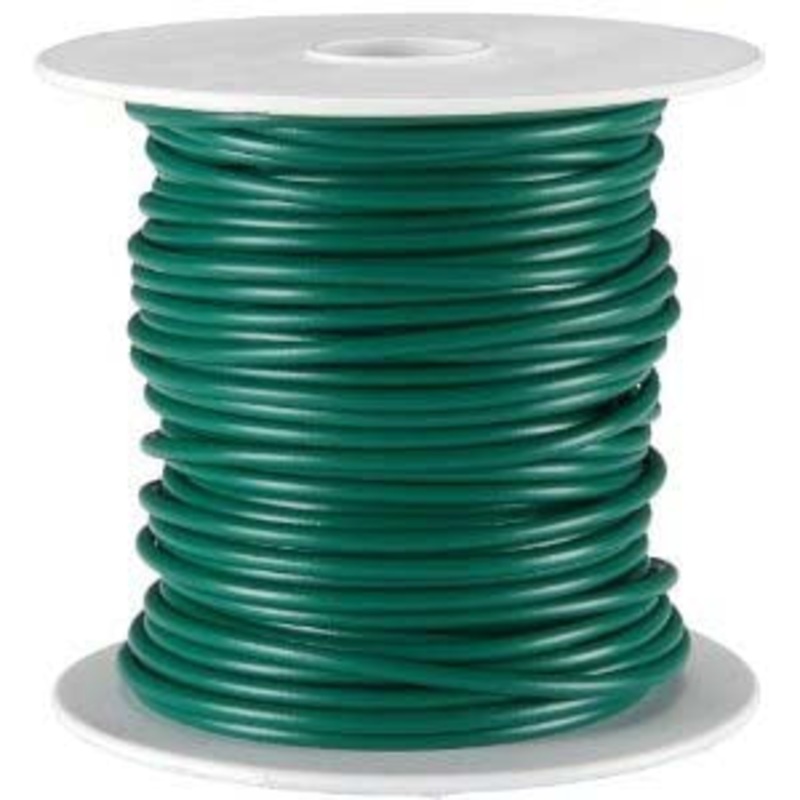 Hookup Wire 18 Gauge Stranded, (Green , 100 Feet), 300 Volts