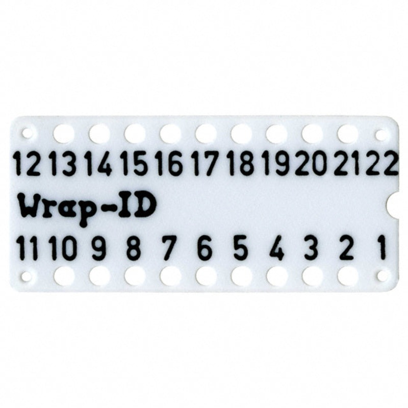 I.D. Tags for Wire Wrap Sockets, 22 Pins, 5/Pack