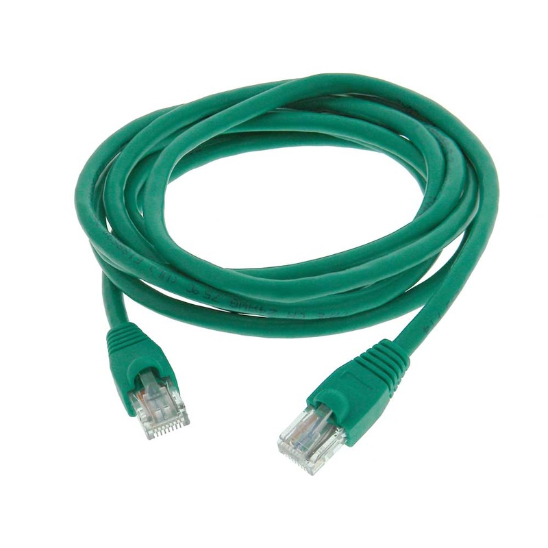 Network Cable CAT 5E, 24 AWG Solid, Green, 1000 Feet Spool