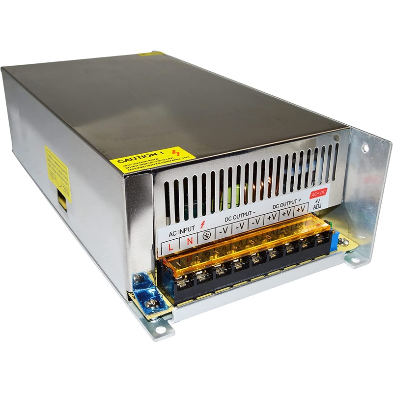 12V 40A 500W Universal Switching Power Supply 110-240VAC to DC12V for LED Strip Lighting, CCTV Cameras, Radios, Electronic Projects, and More