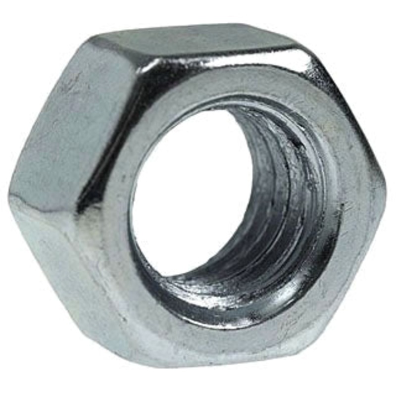 Steel Plated Hex Nut, 8:32, 100 Pieces per Box