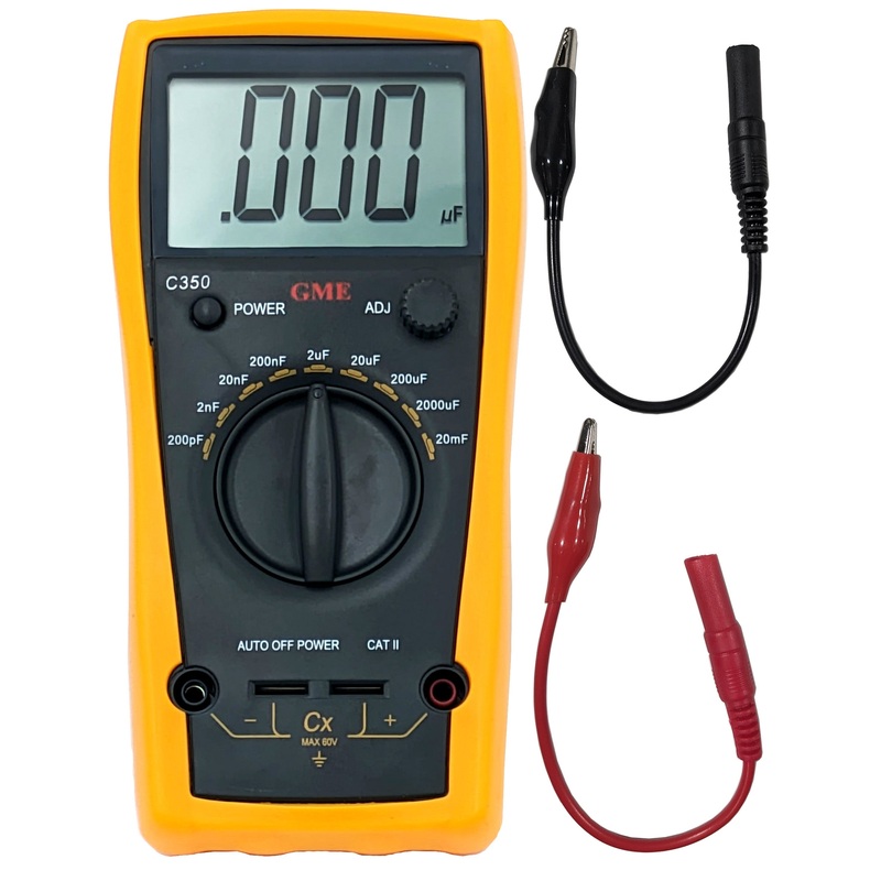 3-1/2 Digit LCD Display Digital Capacitance Meter, Model C350