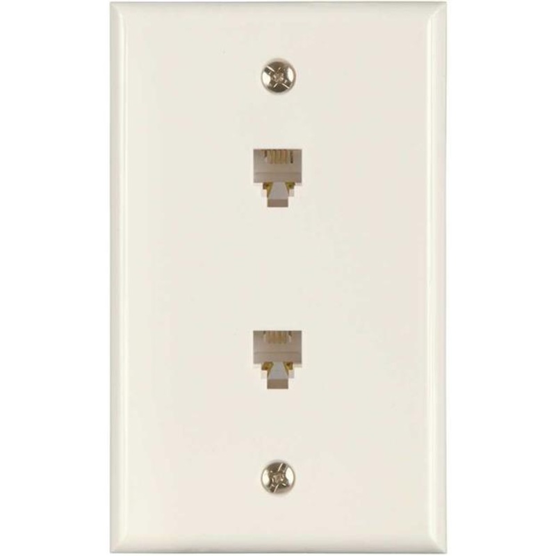 Modular Wall Plates Dual 4 contact