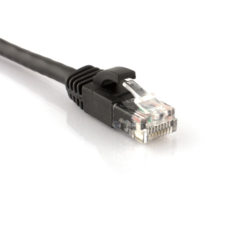 Network Cables - CAT-6 10 ft Black