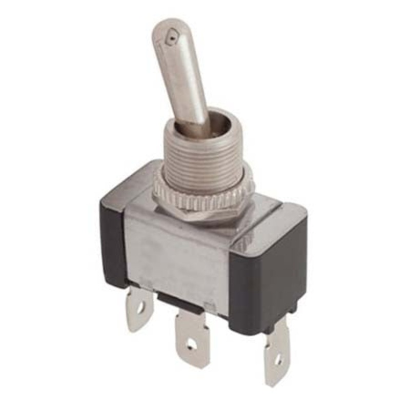 Momentary Toggle Switch - SPDT On-Off-On - Solder Lug