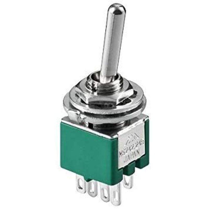 Subminiature Toggle Switch - DPDT - Solder Lug - On-On