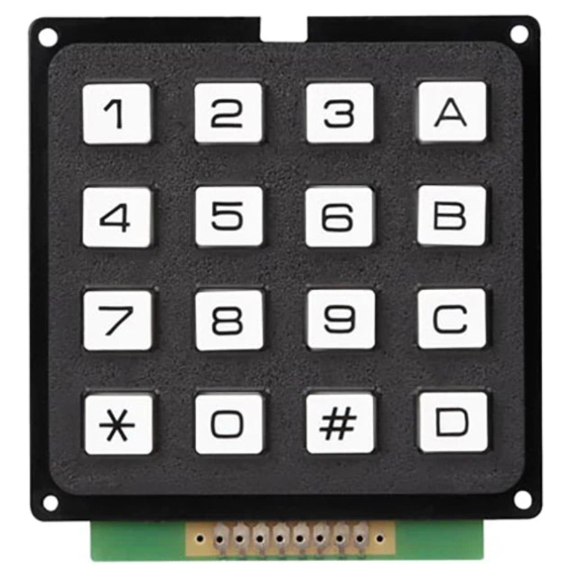 Velleman 16 Keys Numeric Keypad with 4 Letters, Matrix Output (16KEY)