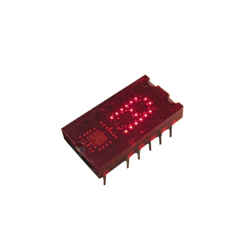 7 Segment Display 4x7 Matrix With Logic Red Char. Ht.  0.03 In.