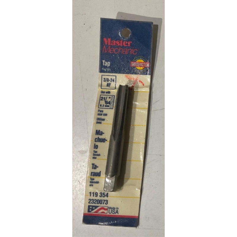 Master Mechanic 119 354 3/8"-24 NF Plug Type USA