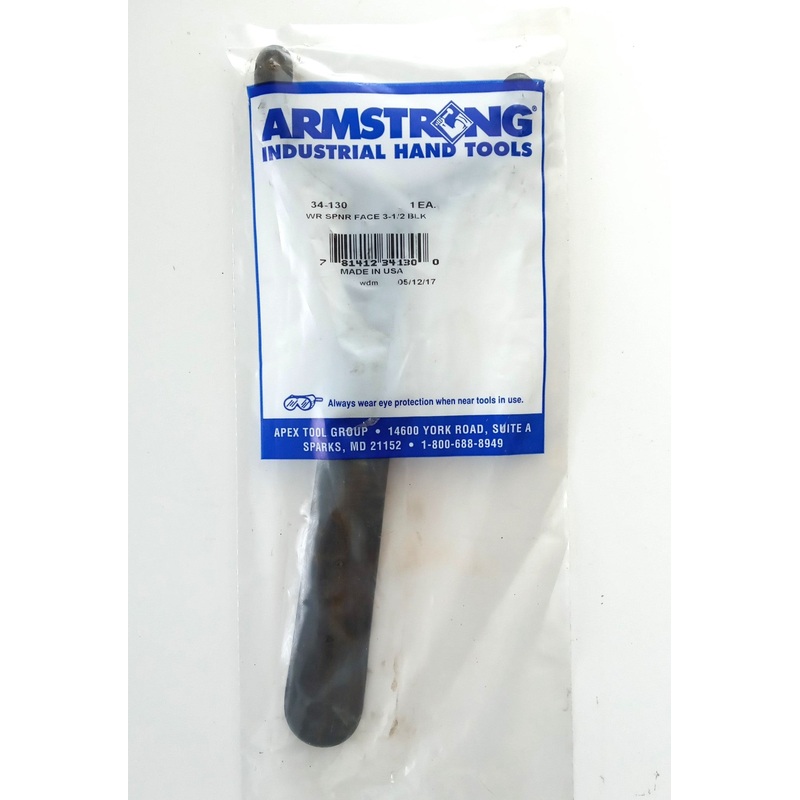 Armstrong 34-130 3-1/2" Face Double Pin Spanner Wrench USA