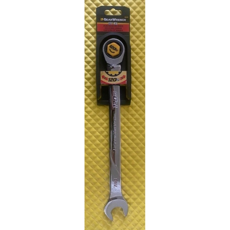 GEARWRENCH 86443 7/8" 120XP Universal Spline XL Ratcheting Combination Wrench
