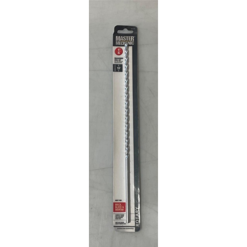 Master Mechanic 106 518 1/4" Carbide Tip 13" Masonry Rotary Drill Bit