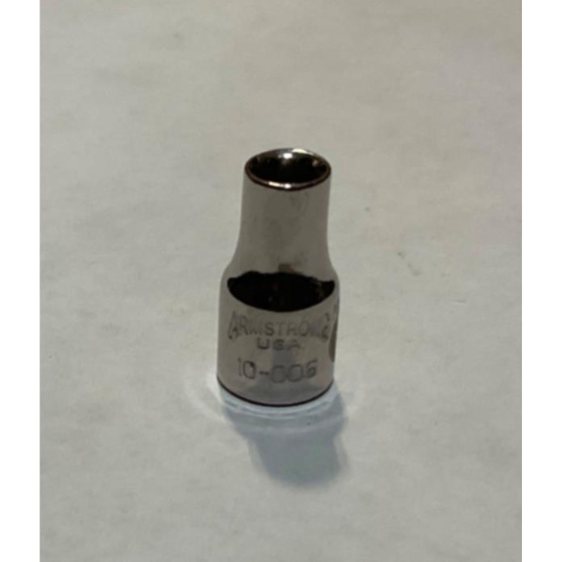 Armstrong 10-006 3/16 1/4 Dr 6pt socket USA