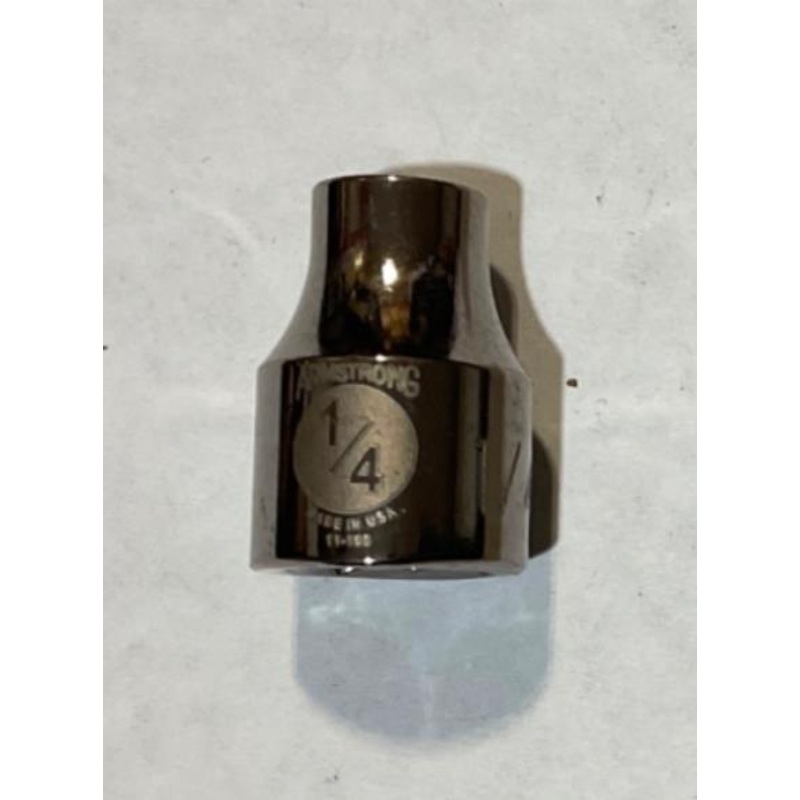 Armstrong 11-108 1/4" Socket 3/8" Drive 12pt USA