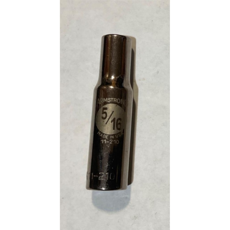 Armstrong 11-210 5/16 3/8 Dr 6pt deep socket USA