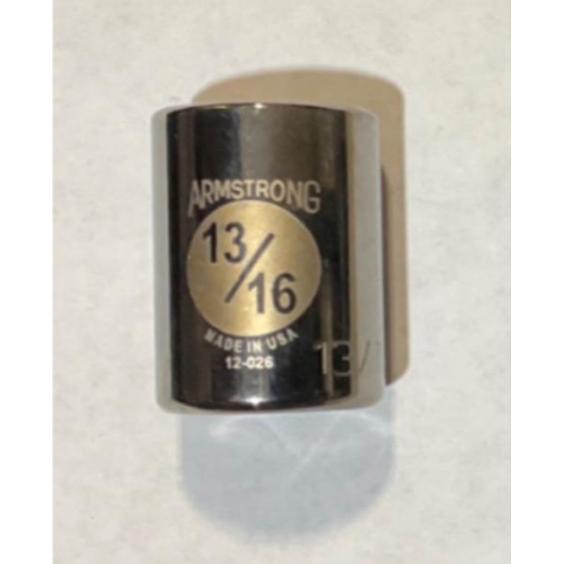 Armstrong 12-026 13/16 6pt 1/2 Dr. Socket USA
