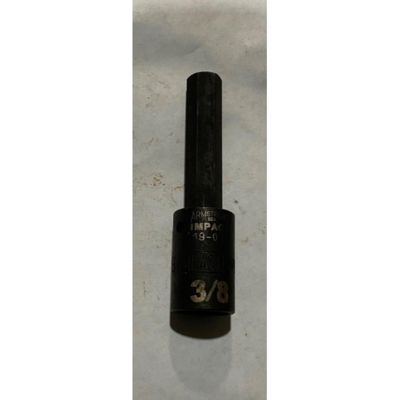 Armstrong 19-012 3/8 Hex Bit 3/8 Dr. Impact Socket USA
