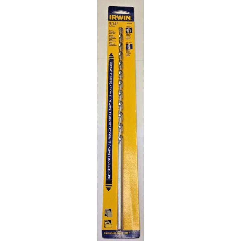 Irwin 5026008 5/16" x 13" Tungsten Carbide Tipped Rotary Masonry Drill Bit