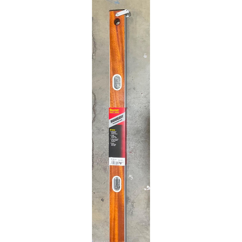 Starrett MP-78 78" Level with door jamb rollers