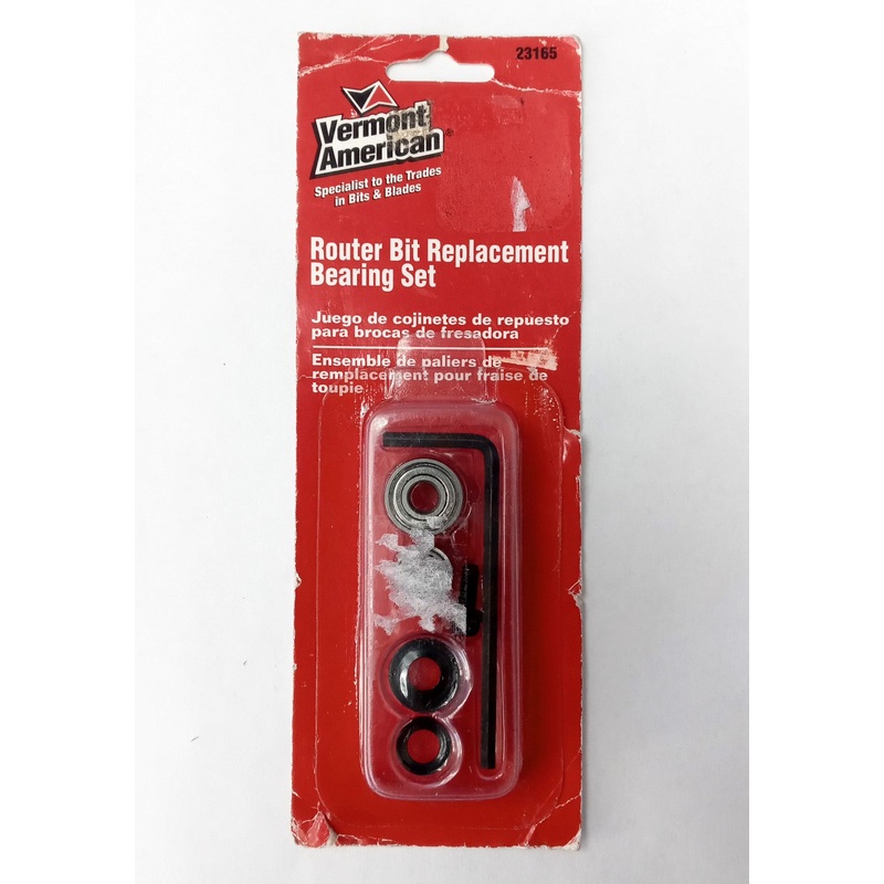 Vermont American 23165 Router Bit Replacement Bearing Set