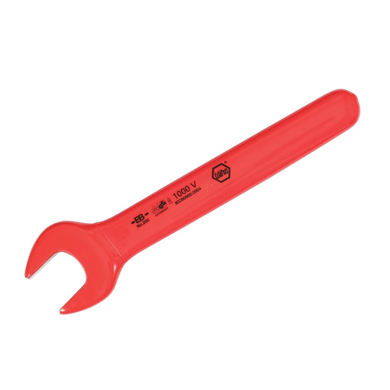 Wiha 20027 27mm Open Ended Spanner With Insulated Handle, Metric Germany