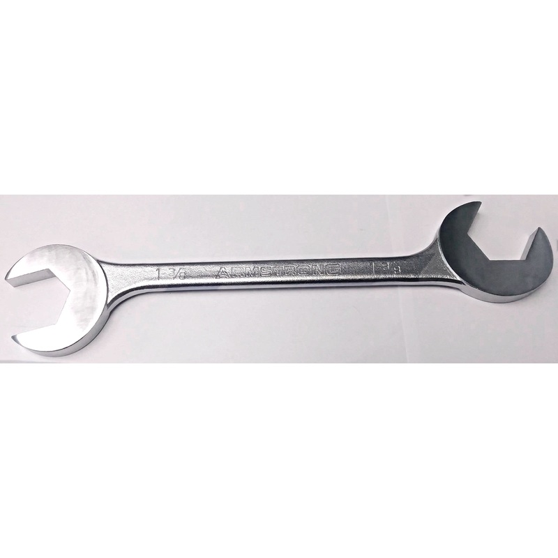 Armstrong 27-844 1-3/8" Open End Satin Chrome 15 & 60 Full Polish Angle Wrench