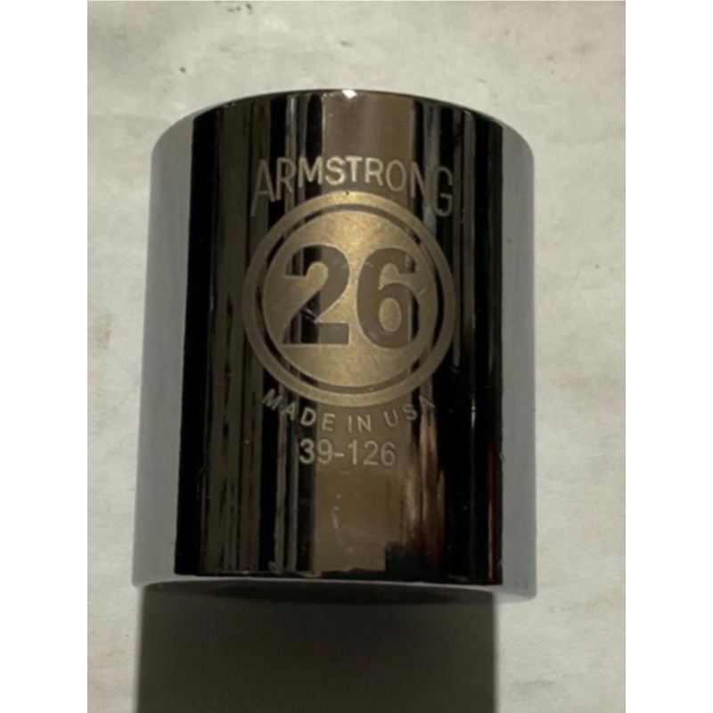 Armstrong 39-126 26mm 1/2 Dr 12pt socket USA