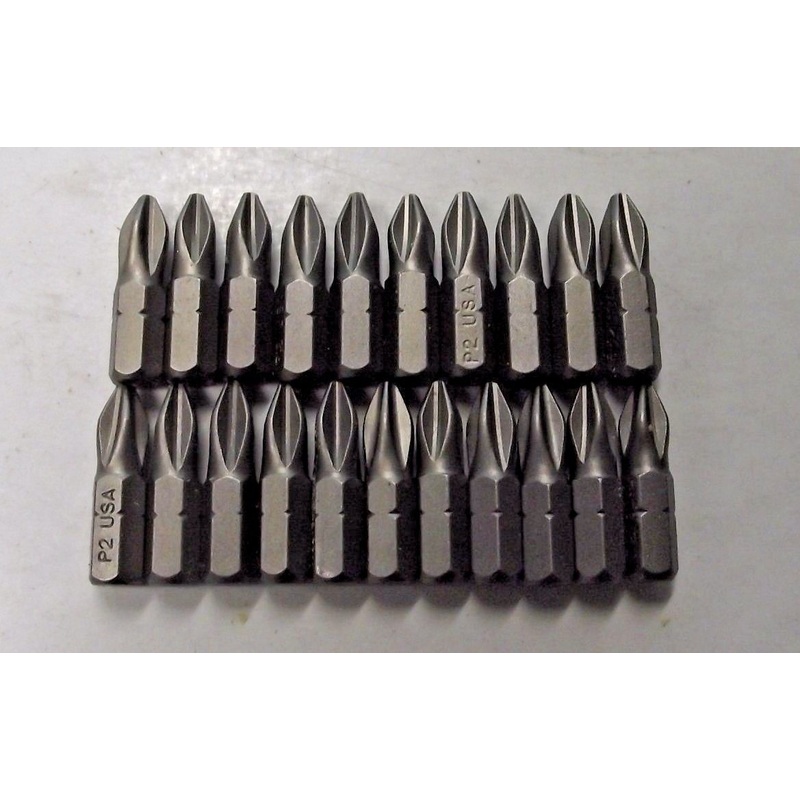 Bosch 1609511790 #2 x 1" Phillips Screw Bit Tips 20pcs USA