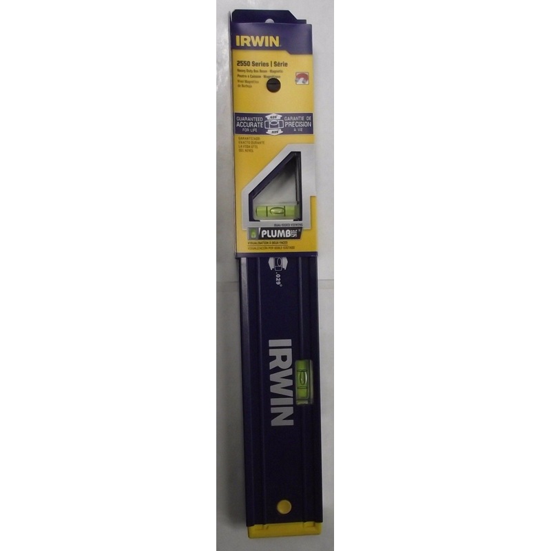 IRWIN 1794062 Heavy Duty 16-in Magnetic Box Beam Standard Level