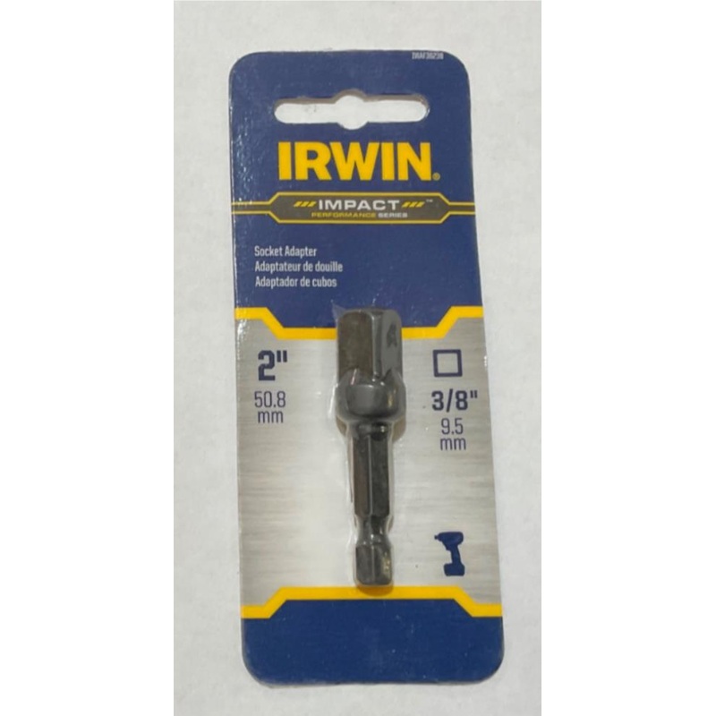 Irwin IWAF36238 3/8" Square Impact Socket Adapter #I-20