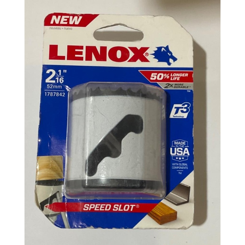 Lenox 1787842 2-1/16" Speed Slot Hole Saw USA
