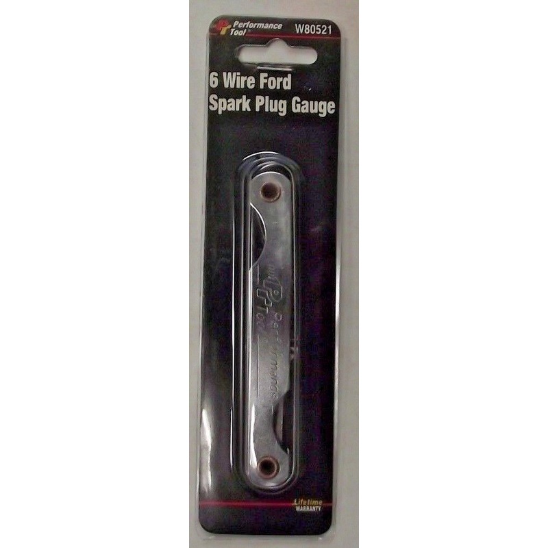 Performance Tool W80521 Spark Plug Gap Gauge (6 Blade-Ford)