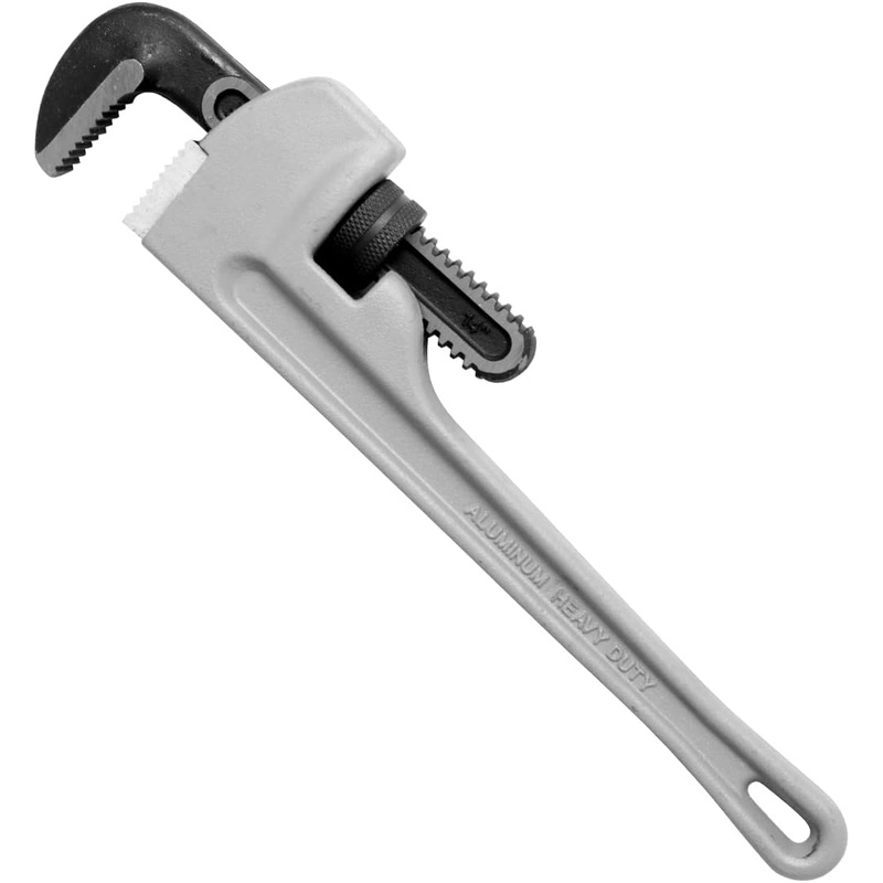 Superior Tool Company 04814 14-Inch Heavy Duty Straight Aluminum Pipe Wrench