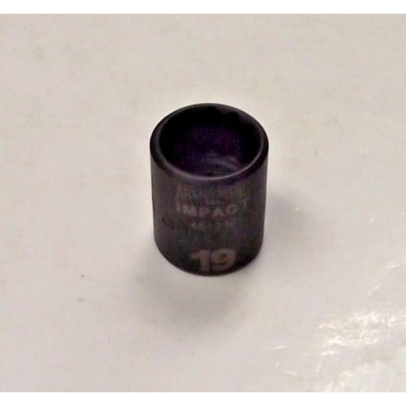 Armstrong 46-319 3/8" Drive 12 Point Impact Socket 19mm USA
