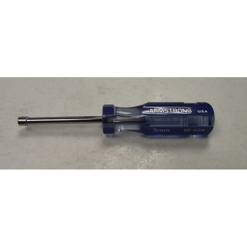 Armstrong 66-831A Acetate Hollow Shaft Nutdriver 5mm x 3" USA