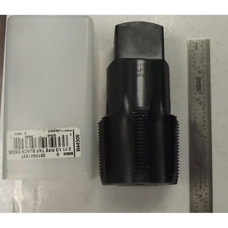 Bosch B44509 2-11 1/2 Pipe Tap Black Oxide Japan #T22