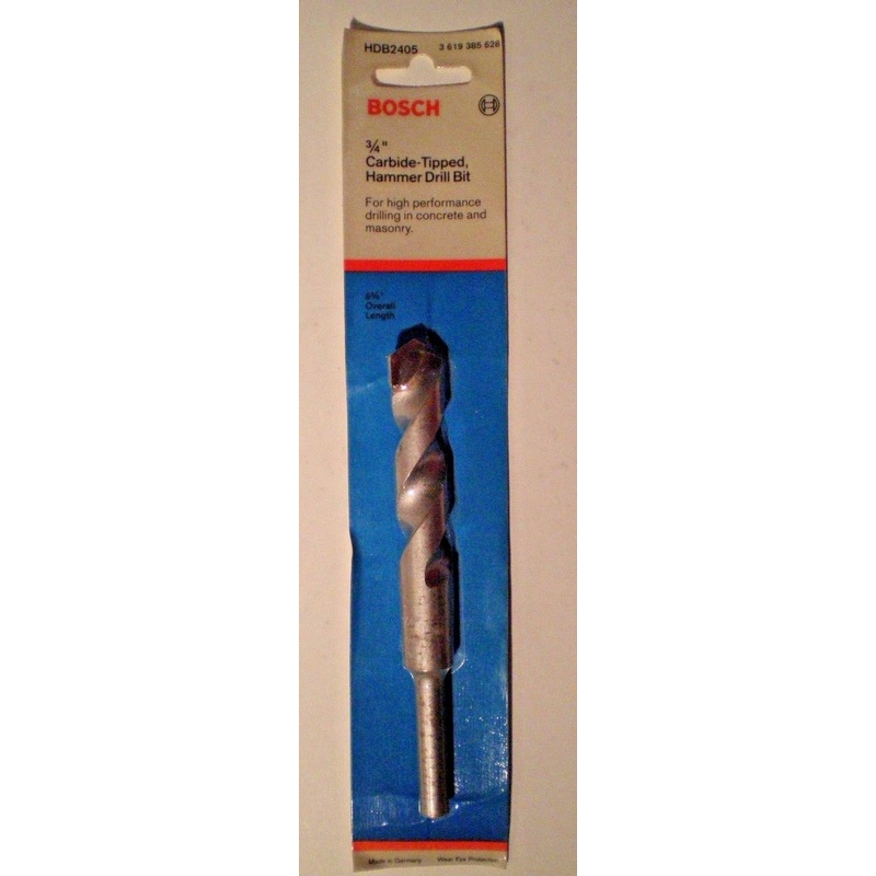 BOSCH HDB2405 3/4" x 4" x 6" Carbide Hammer Drill Bit Germany