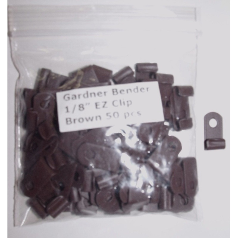 Gardner Bender 1/8" EZ Clip Brown 50pcs.