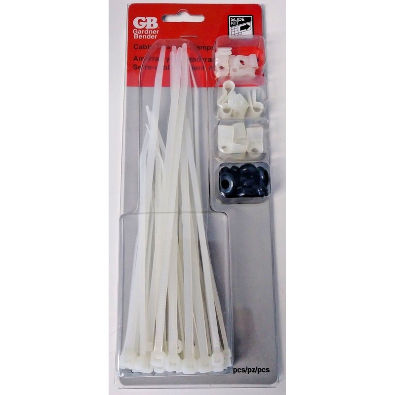 Gardner Bender CK-70 70 Piece Assorted Cable Ties & Clamps