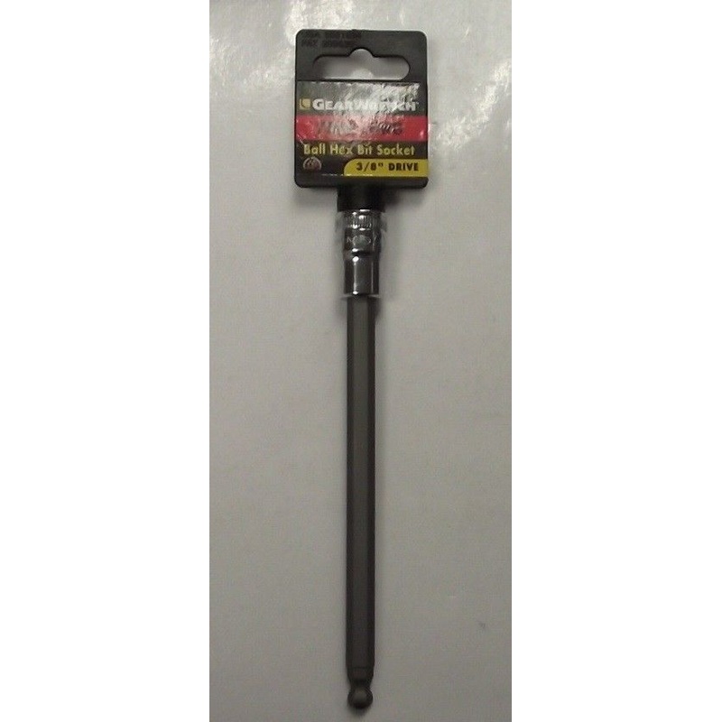 Gearwrench 80445 3/8" Drive Long Ball Hex Bit Socket 7mm
