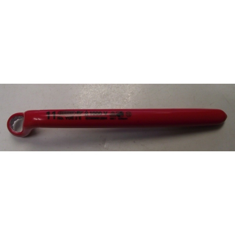 Gedore 6036190 VDE 11mm Insulated Box End Wrench Germany