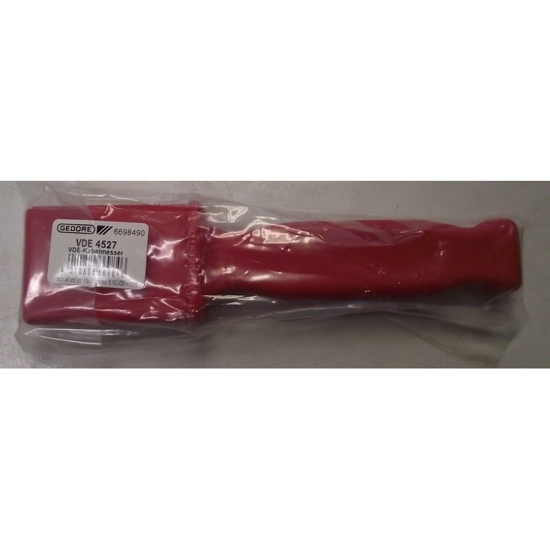 GEDORE 6698490 Vde 4527 Cable Knife With Hooked Blade Germany
