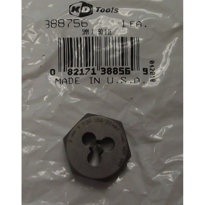 KD Tools 388756 5mm x .90 Hex Die USA