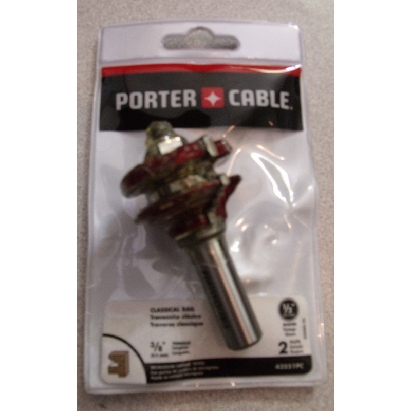 Porter Cable 43551PC Classical Rail Router Bit 1/2" Shank